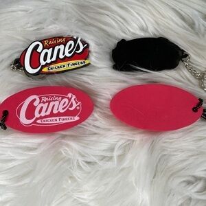 Pack of 2 Cane’s keychains
